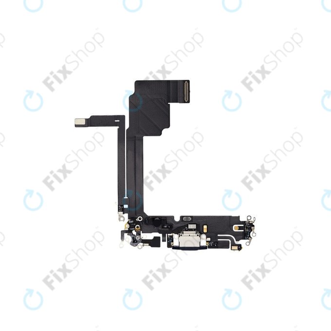 Złącze ładowania z taśmą flex do iPhone 15 Pro Max, Blue Titanium