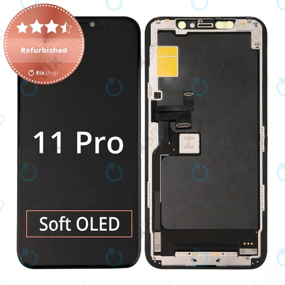 Wyświetlacz dla iPhone 11 Pro, Ekran dotykowy z ramką, Refurbished