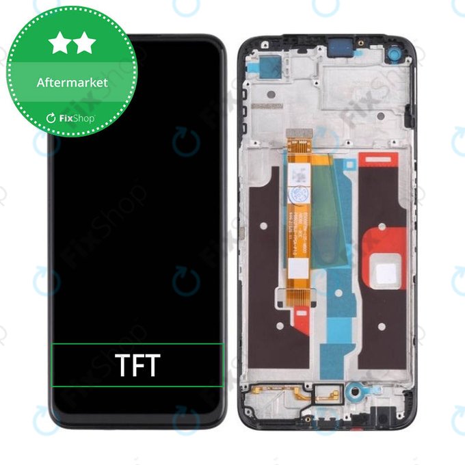 Wyświetlacz do Realme 8i RMX3151, Ekran dotykowy z ramką, TFT