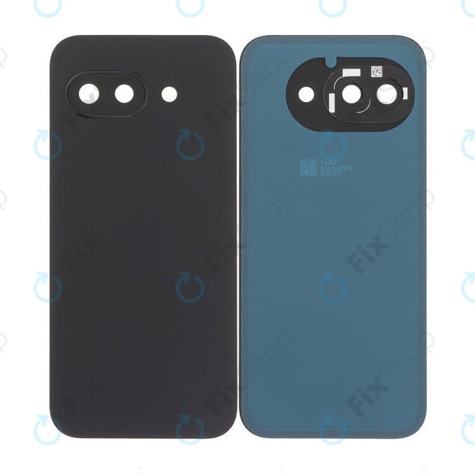 Tylna pokrywa baterii z kompletnym montażem do Google Pixel 9a, Obsidian