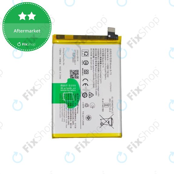 Bateria do Vivo Y76 5G V2124, B-T0, 4100mAh