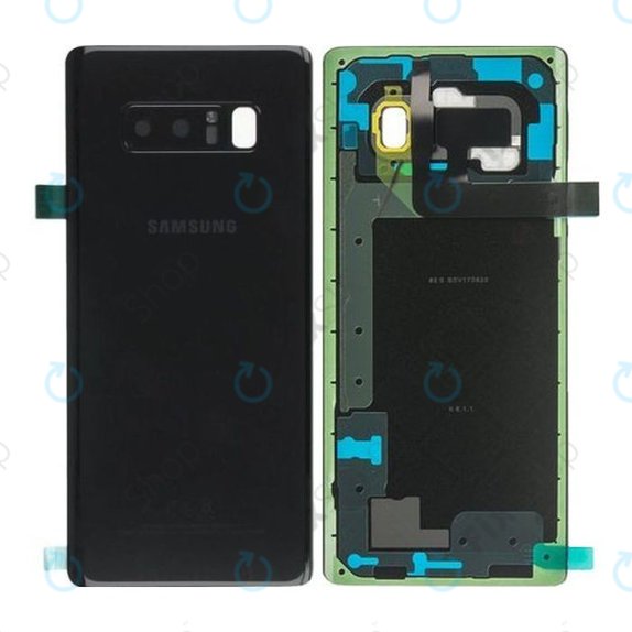 Tylna pokrywa baterii do Samsung Note 8 N950FD, GH82-14985A, Midnight Black, Genuine Service Pack