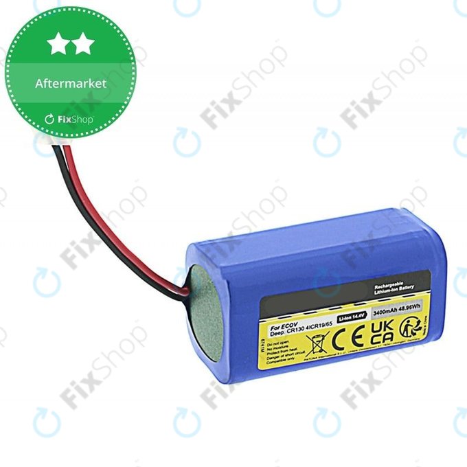 Bateria do Ecovacs Deebot CR-seria, 500, 501, 4ICR19/65, Li-Ion, 14,8V 3400mAh