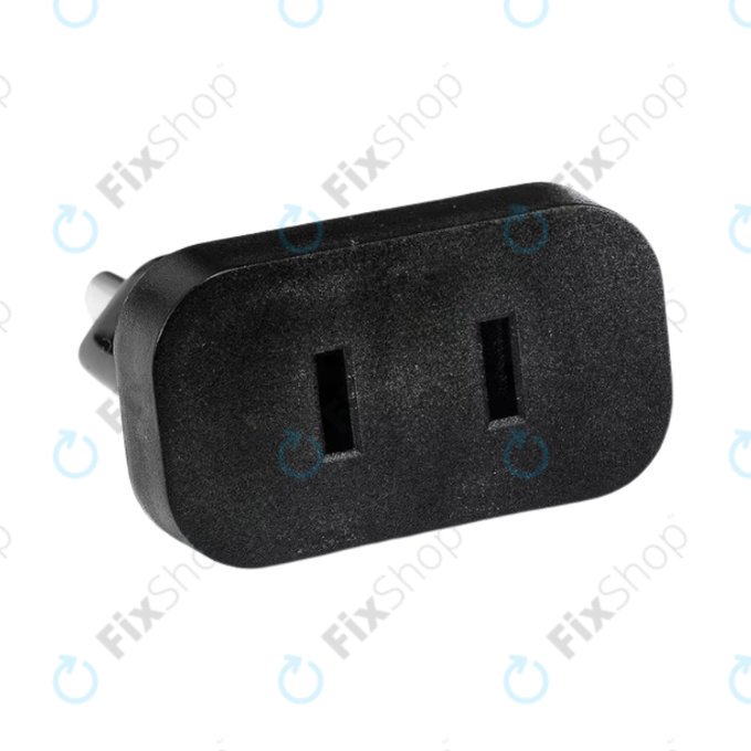 Adapter Wtyczki 220V z US na EU, Czarny