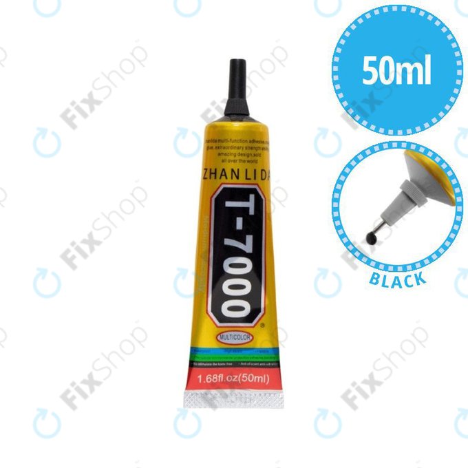Klej T-7000, 50ml, Czarny, Black