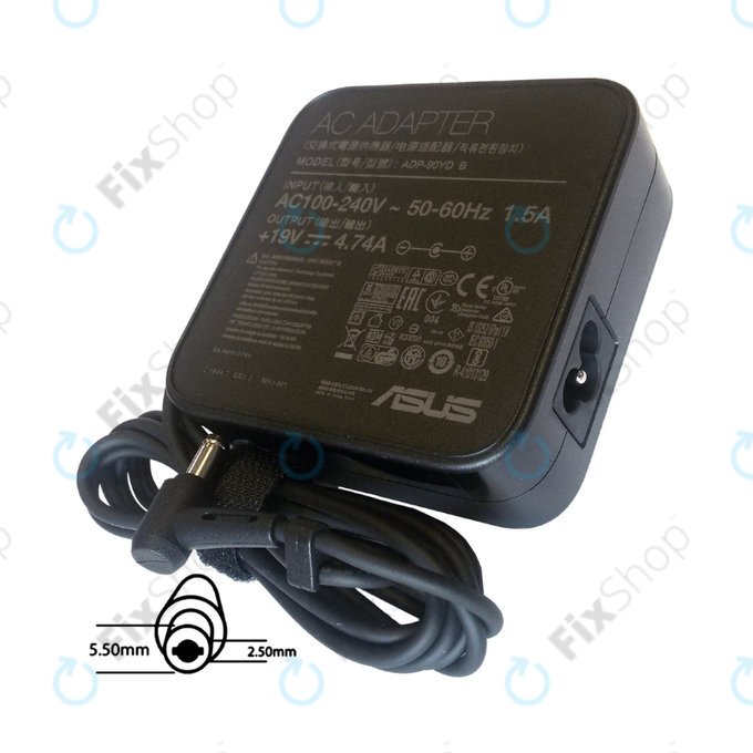 Adapter ładujący do Asus, 120W, 19V, B0A001-00061100, Genuine Service Pack