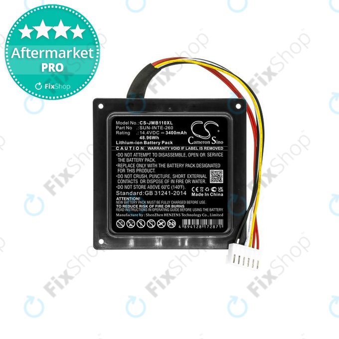 Bateria do JBL PartyBox 100, SUN-INTE-260, 3400mAh, HQ
