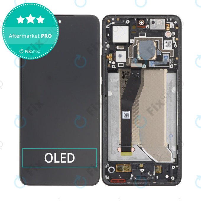 Wyświetlacz OLED do Xiaomi 14T Pro 2407FPN8EG, Ekran dotykowy z ramką, Titan Blue