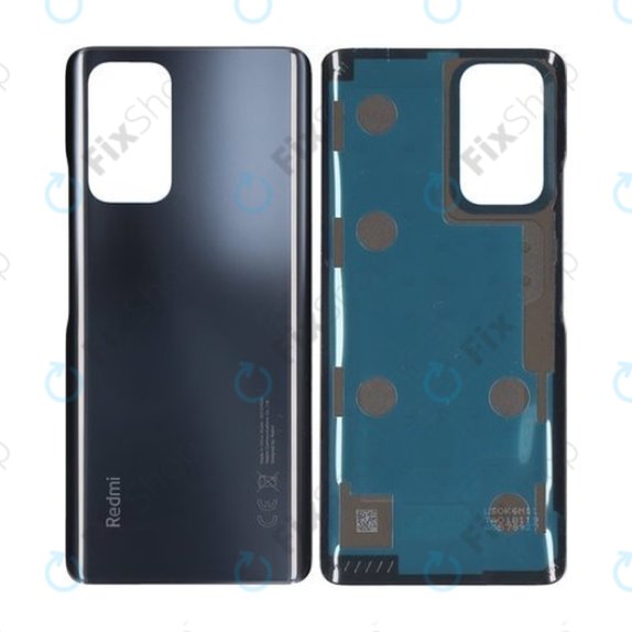 Tylna pokrywa baterii do Xiaomi Redmi Note 10 Pro, 55050000US4J, Onyx Grey, Genuine Service Pack