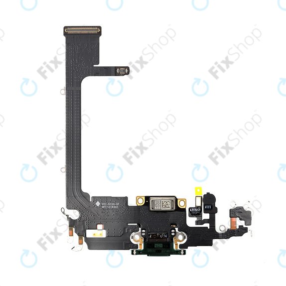 Złącze ładowania z taśmą flex do iPhone 11 Pro, Zielony, Green