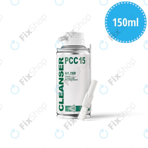 Profesjonalny czyścik PCB PCC15, 150 ml, spray ze szczotką