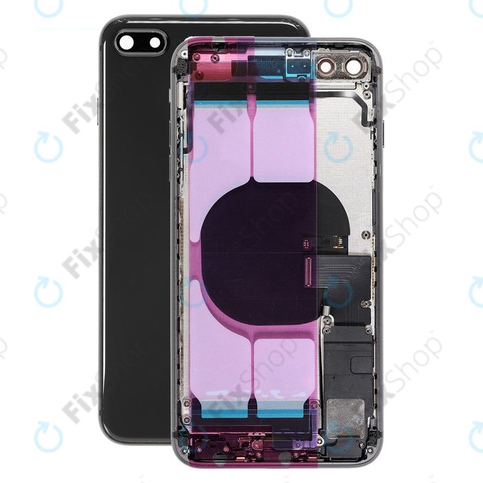Tylna obudowa z malymi czesciami do iPhone 8 Plus, Space Gray