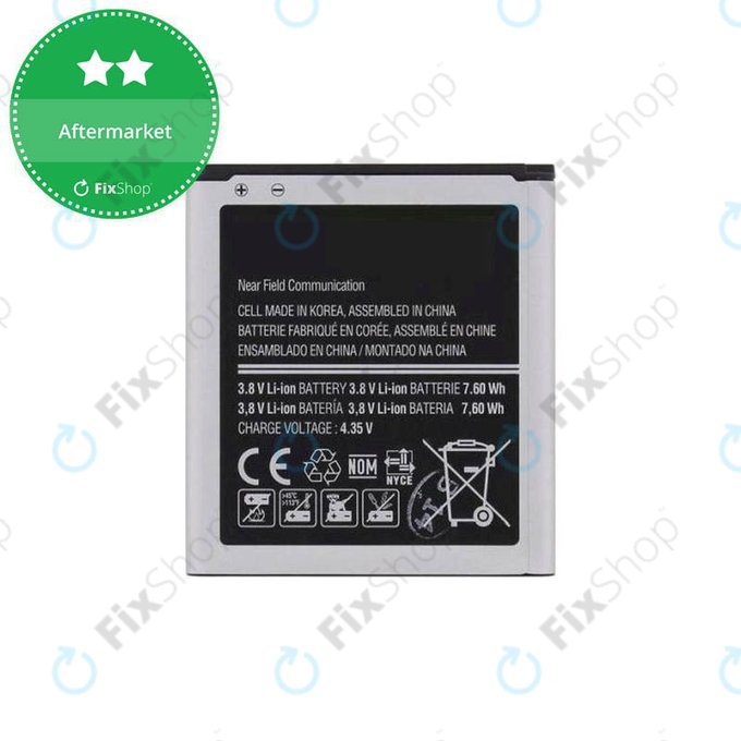 Bateria do Samsung Ace 4, Ace Style, S4 Mini, S4 Mini Plus, EB-BG357BBE, B500AE, 1900mAh