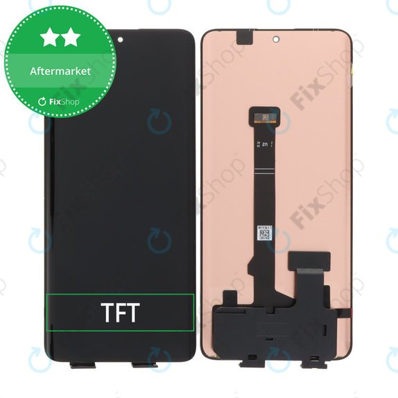 Wyświetlacz do Xiaomi Redmi Note 13 Pro+, 23090RA98C, Ekran dotykowy bez ramki, TFT