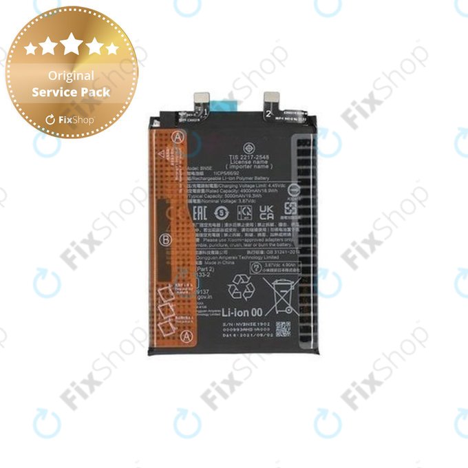 Bateria do Xiaomi Redmi Note 11 Pro 4G, 11 Pro 5G, BN5E 5000mAh, 46020000A2LM, Genuine Service Pack