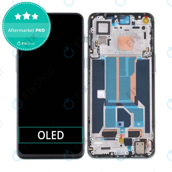 Wyświetlacz OLED do OnePlus Nord 2 5G, Ekran dotykowy z ramką, Green Woods