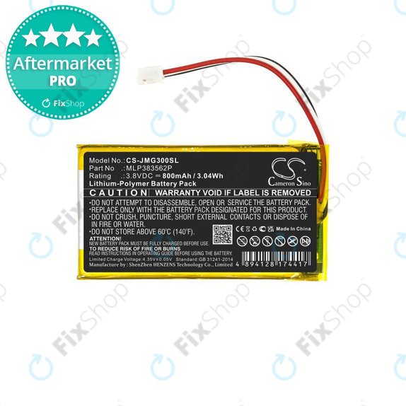 Bateria do JBL Go 3, MLP383562P, 730mAh, HQ