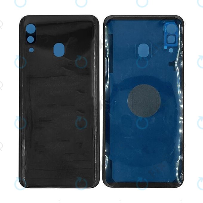 Tylna pokrywa baterii do Samsung A20e A202F, Czarny, Black