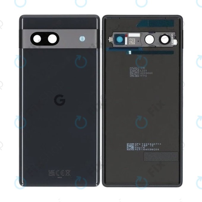 Tylna pokrywa baterii do Google Pixel 7a, G949-00387-00, Charcoal, Genuine Service Pack