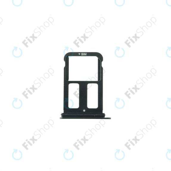 Tacka SIM Single do Huawei P20, 51661JAY, Czarny, Black, Genuine Service Pack