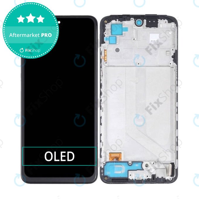 Wyświetlacz OLED do Xiaomi Poco M5s, Ekran dotykowy z ramką