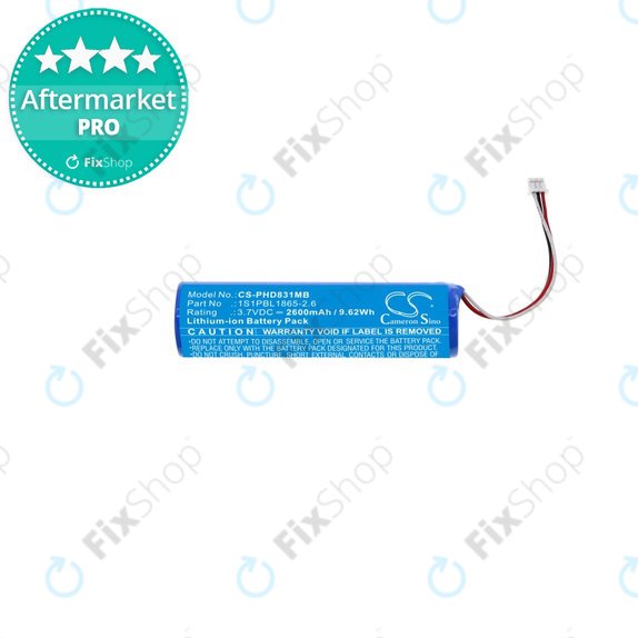 Bateria do Philips Avent SCD831, SCD833, SCD835, SCD841, 1S1PBL1865-2.6, 2600mAh, HQ