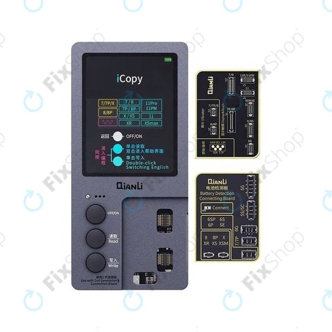 Programator True Tone, czujnika światła, wibracji i tester baterii (iPhone 7 – 11 Pro Max), QianLi iCopy Plus 2.2