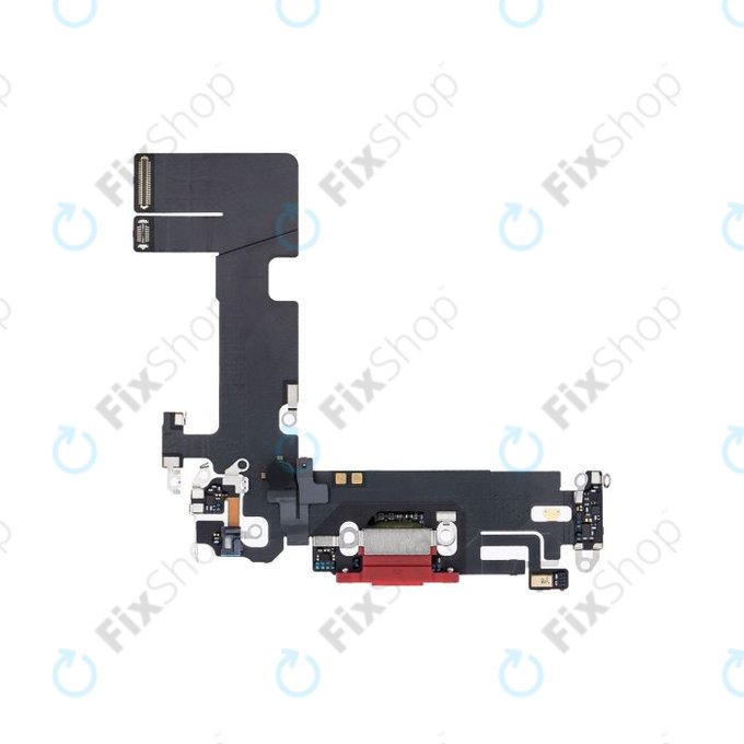 Złącze ładowania z taśmą flex do iPhone 13, Czerwony, Red