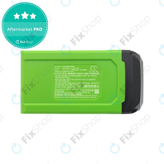 Bateria do AKU tools Greenworks, 3000mAh, Li-Ion, 40V, GWG40B2, HQ