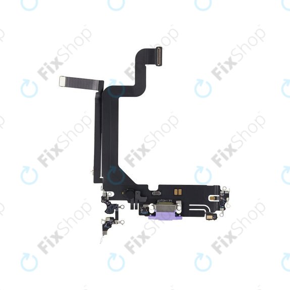 Złącze ładowania z taśmą flex do iPhone 14 Pro Max, Deep Purple