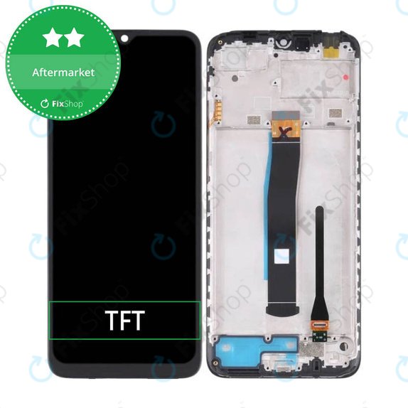 Wyświetlacz do Xiaomi Redmi 10C, Poco C40, Ekran dotykowy z ramką, TFT