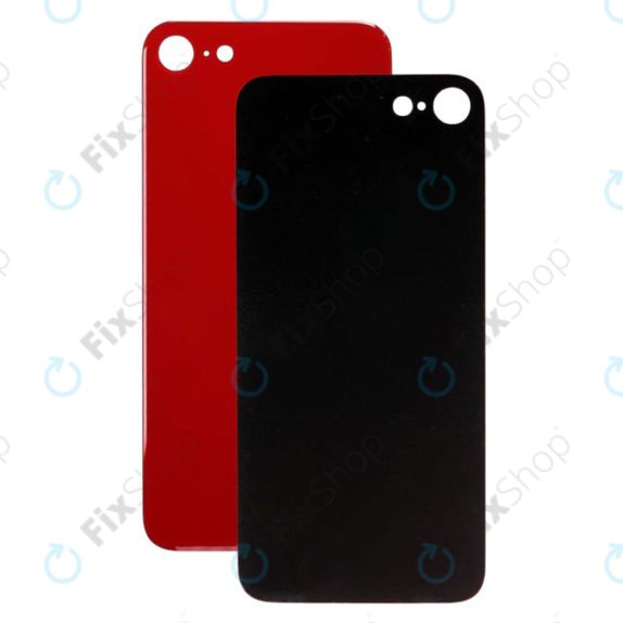 Tylne szklo pokrywy do iPhone 8, Czerwony, Red