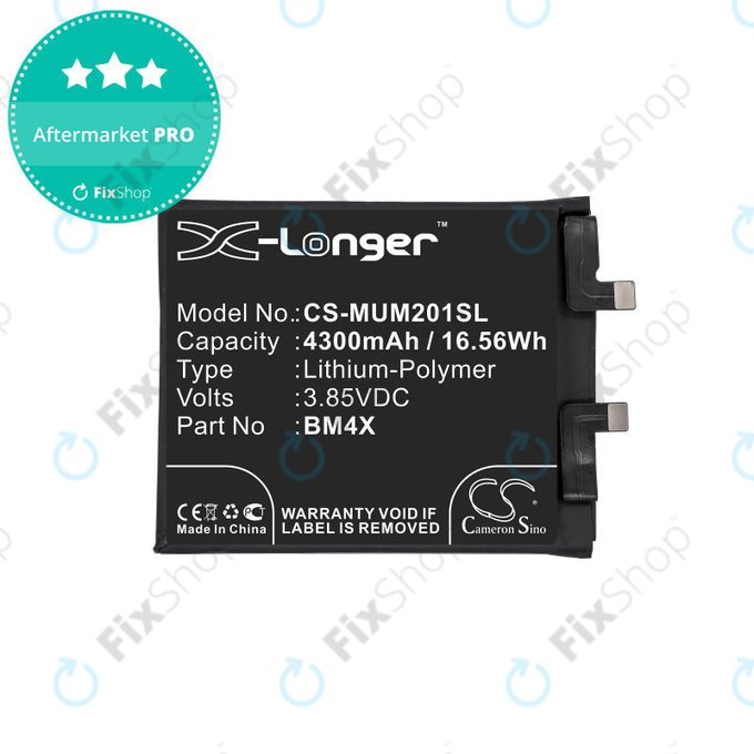 Bateria dla Xiaomi Mi 11, 4300mAh, Li-Pol, 3.85 V, BM4X, HQ