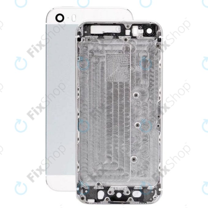 Tylna obudowa do iPhone SE, Srebrny, Silver