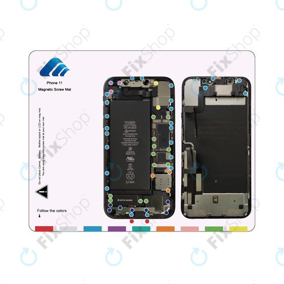 Magnetyczna mata na śruby do iPhone 11