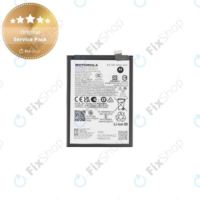 Bateria do Motorola Moto G85 5G, QE50, 5000mAh, SB18E14178, Genuine Service Pack