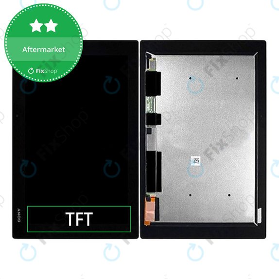 Wyświetlacz do Sony Xperia Z2 Tablet, Ekran dotykowy bez ramki, Czarny, Black, TFT