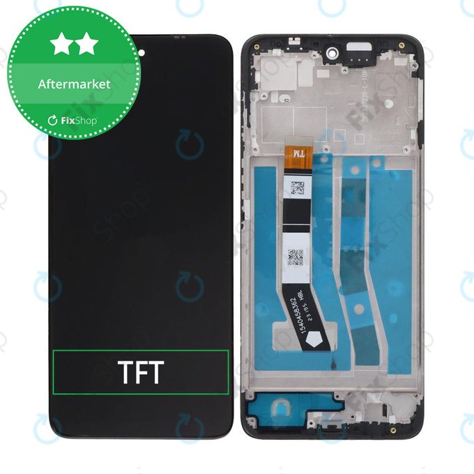 Wyświetlacz do Motorola Moto G54 XT2343, Ekran dotykowy z ramką, Midnight Blue, TFT
