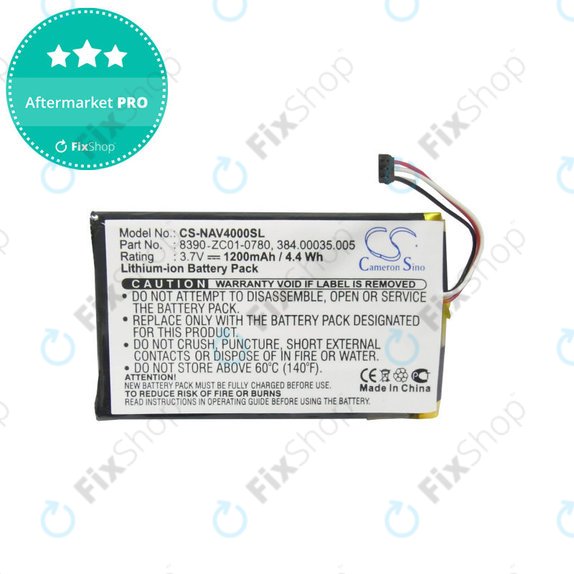 Bateria do Navigon 40 Easy, Plus, Premium, 1200mAh, Li-Pol, 3.7V, 8390-ZC01-0780, HQ
