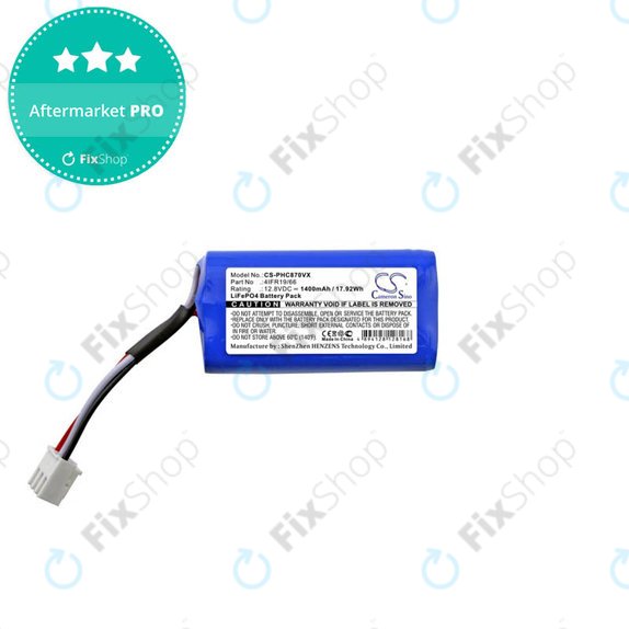 Bateria do Severin Chill RB7022, RB7025, RB-7025, RB7720, 4404048, LiFePO4, 12,8V 1400mAh, HQ