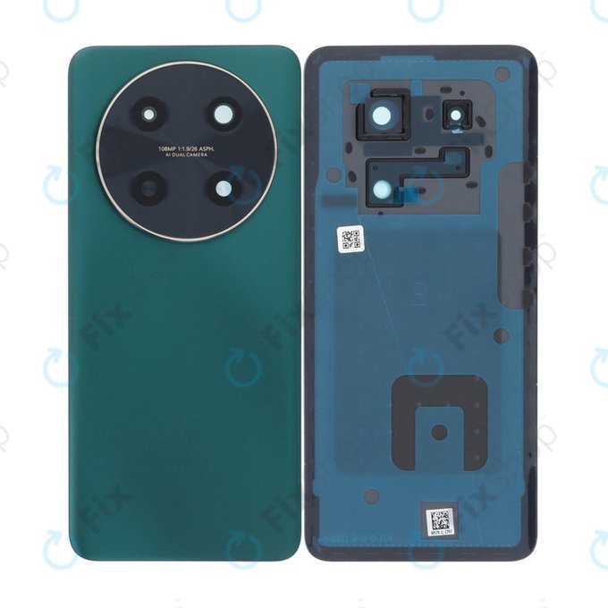 Tylna pokrywa baterii z kompletnym montażem do Huawei Nova 12i, Zielony, Green