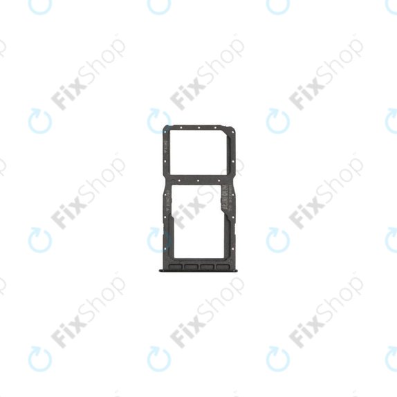 Tacka SIM z SD do Huawei P30 Lite, P30 Lite 2020, 51661LWL, 51661NAL, Midnight Black, Genuine Service Pack
