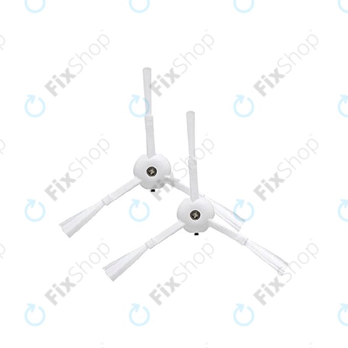 Szczotka boczna do Xiaomi Mi Robot Vacuum Mop 1S, 2 Lite, 2 Pro, Roborock S5 (Mijia 1S), S7 MaxV Ultra, S8, S8+, S8 Pro Ultra, Xiaowa E2, Lite C10, 2 szt., Biały, White