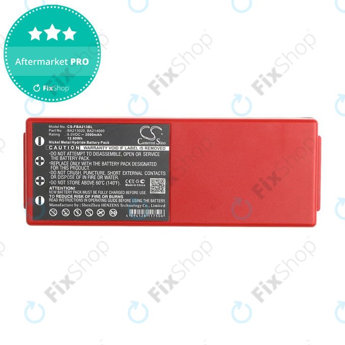 Bateria do HBC Radiomatic Spectrum, 2000mAh, Ni-MH, 6V, BA214061, HQ