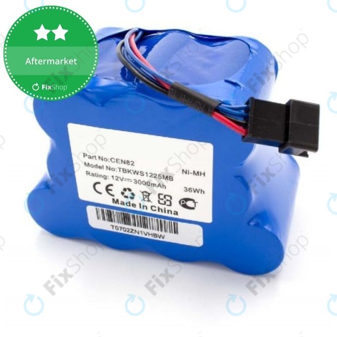 Bateria do Ecovacs Deebot D-seria, CEN82 Ni-MH, 12,0V 3000mAh