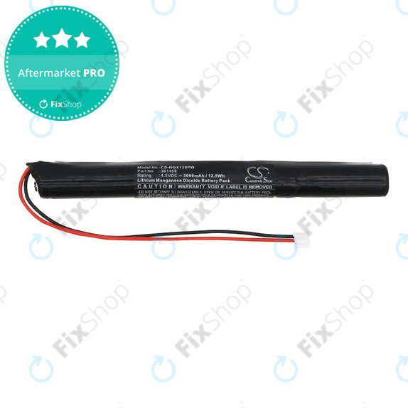 Bateria do Hilti 120-ME, GX 120 ME, 3000mAh, Li-MnO2, 4.5V, 381458, HQ