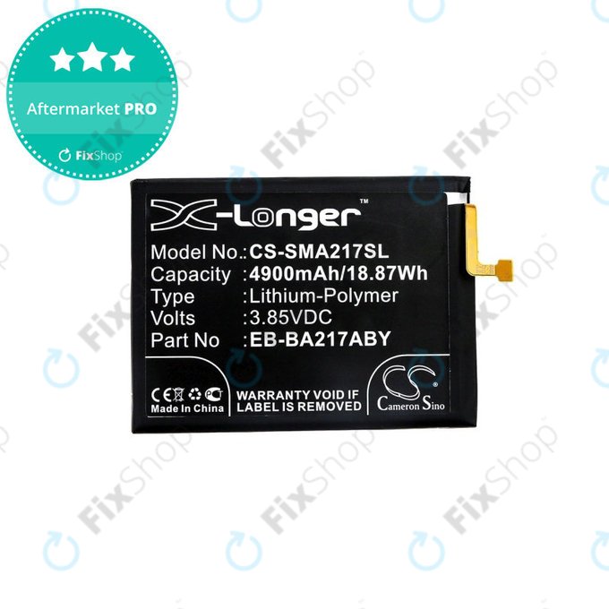 Bateria dla Samsung A04s, 4900mAh, Li-Pol, 3.85 V, EB-BA217ABY, HQ