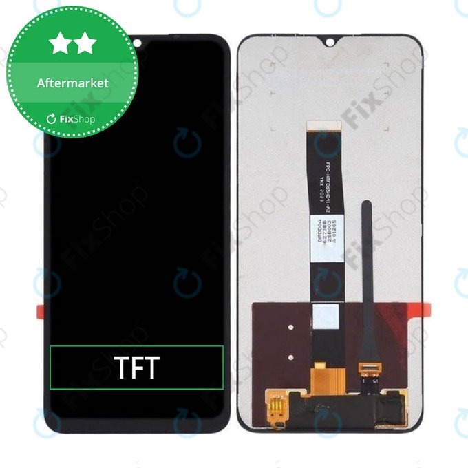 Wyświetlacz do Xiaomi Redmi 9C, Ekran dotykowy bez ramki, TFT