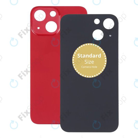 Tylne szklo pokrywy do iPhone 13 Mini, Czerwony, Red