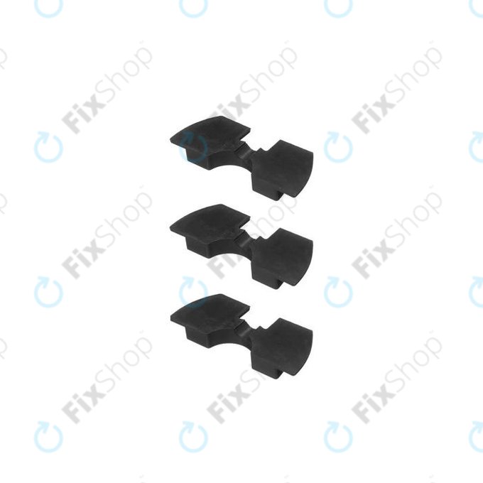 Tłumiki drgań do hulajnogi Xiaomi Mi Electric Scooter 1S, 2, M365, Essential, Pro, Pro 2, Czarne, 3 szt.